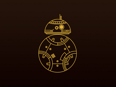 BB8 animation bb8 croatia force awakens icon illustration movie ny robot star wars usa