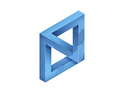 Penrose {FINAL} cloud geometric impossible light logo shadow