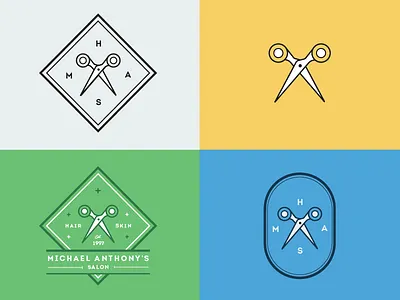 Michael Anthony's | All Logos branding britton stipetic cutting edge logo salon