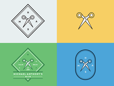 Michael Anthony's | All Logos branding britton stipetic cutting edge logo salon