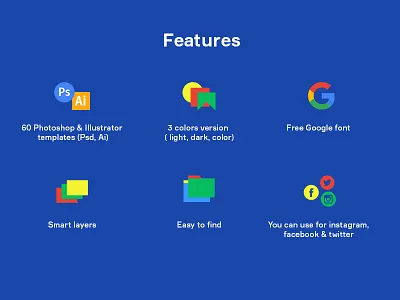 Social Media Kit Features blog color facebook fashion instagram kit lifestyle media model social twitter