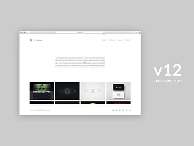 Portfolio 2016 (v12) apps brand css html javascript personal portfolio showcase web website