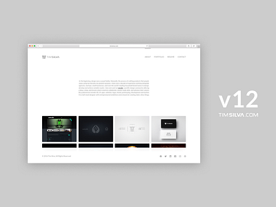 Portfolio 2016 (v12) apps brand css html javascript personal portfolio showcase web website