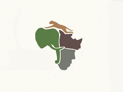 African Wildlife Conservation africa african wildlife conservation indigenous communities logo design wildlife