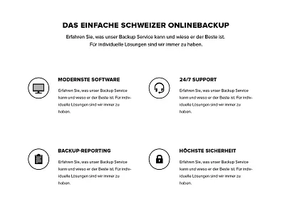 Clean offer overview minimalistic offer overview