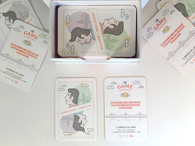 My New Business Card advertising business card city creativity design designer flat game graphic nice person