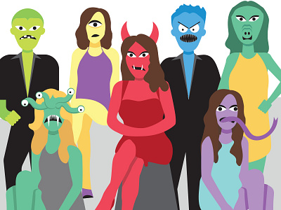 Sexy Unique Restaurant Podcast characters monsters vanderpump