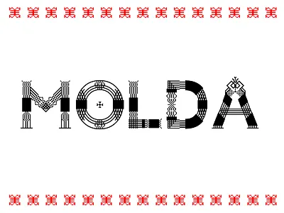 MOLDA-display digital display europe font letter luxury modern poster typo typography weaves