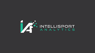 IntelliSport Analytics branding design graphic design illustration logo typography vector