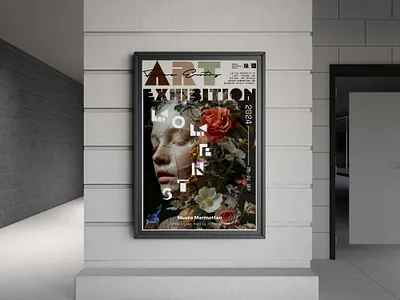 Art Exhibition Media Publications art banner billboard design graphic design illustration poster