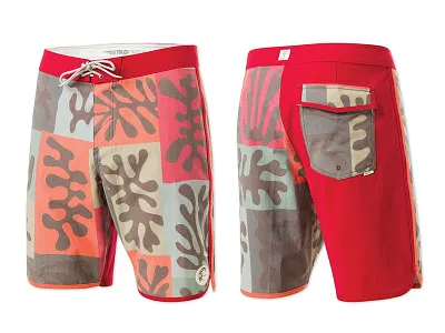 "The Hook" O'Neill Boardshorts apparel boardshorts pattern print repeat surfing