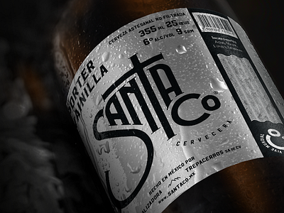 SantaCo. Cervecera beer label santaco