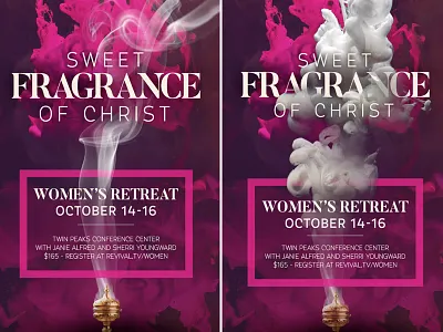 Sweet Fragrance advertising design fragrance smoke