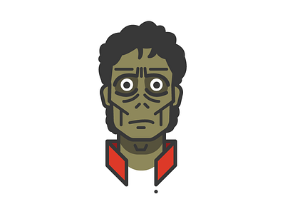 Happy Birthday King illustration invader jackson line illustration michael michael jackson thriller vector visual visual invader zombie