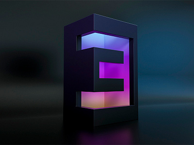 Three! dark neon three