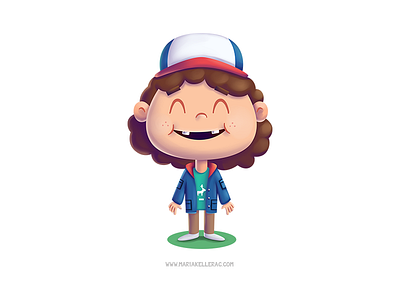 Dustin cartoon character dustin illustration mexico netflix stranger things