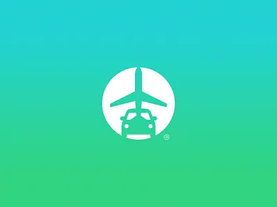 Airport Shuttle, Logo airplane airport branding car design identity logo shuttle