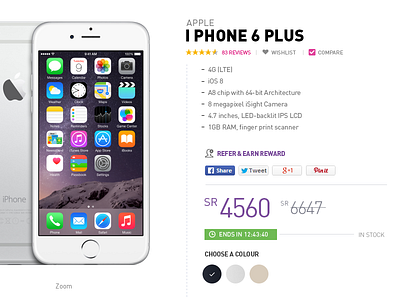 Product details concept design detail ecommerce product ui ux