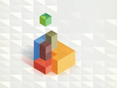 Micro Segmentation b2b blocks cube isometric