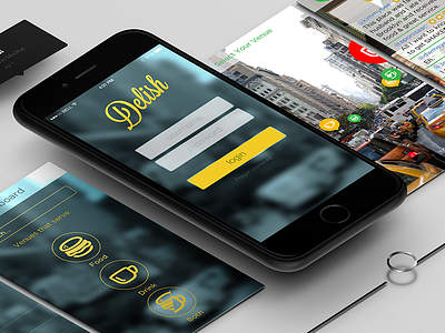 Delish branding interaction design uiux