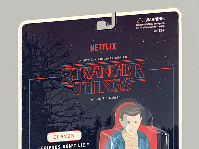 Stranger of toys action figure eggos eleven netflix stranger things toys