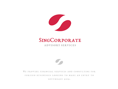 Sing Corporate brand branding logo logo design