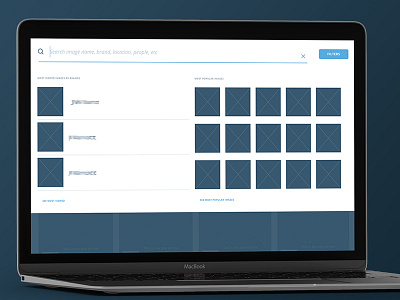 Super Search! hotel photos search search dropdown ui ux wireframe