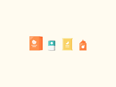 Food Icons flat food icons illustrations simple