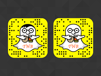 Boo Snapcode app icon bagel boo coffee ghost snapchat snapcode thb towson towson hot bagels