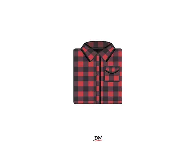 Bust out the flannels autumn camping fall flannel illustration illustrator plaid shirt vector