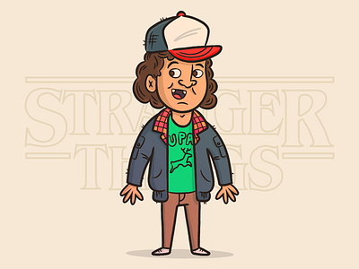 Illustration | "Stranger Things - Dustin" fun gallery illustration netflix stranger things