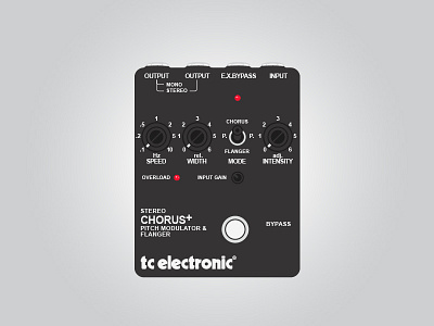 SCF Stereo Chorus Flanger chorus effects flanger guitar pedal