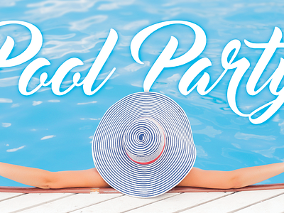 Pool Party Flyer flyer design graphic design marketing student housing