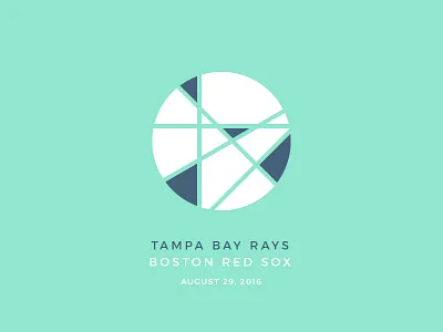 Red Sox Scores: August 29, 2016 baseball chart data data visualization data viz graph infographic minimal minimalism sports