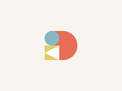 D Blocks branding d logo shapes