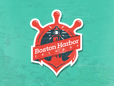 Boston Harbor Islands boston branding harbor islands logo