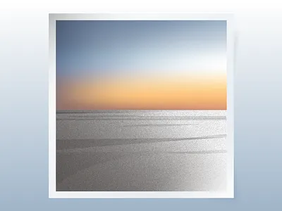 Landscape design graphic illustration landscape pink sun sunset vector