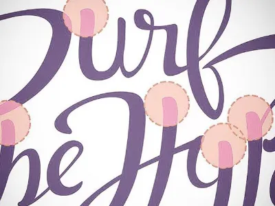 Typographic Logo custom font logo type