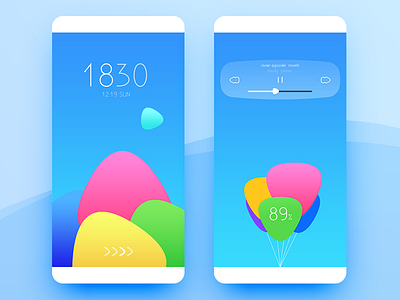 Lock screen wallpaper app lock screen ui wallpaper