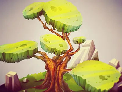 tree color game illustration plants tree