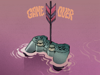 Game over game illustration