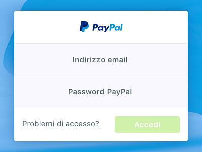 PayPal Login app flat form interface ios login payment ui ux