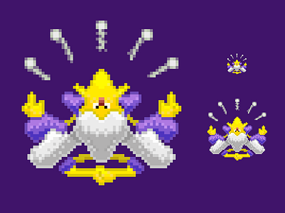 Mega Alakazam alakazam pixel art pixels pokemon