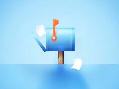 Skeumorphic mail 3d 3d icon 3d photoshop icon mail photoshop realistic realistic icon