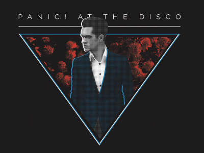 Panic! at the Disco - Floral apparel band floral merch panic at the disco
