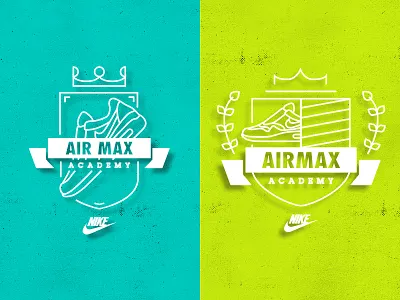 AirMax Academy Emblems airmax badges emblem icon icons logo nike shield sneakers sports