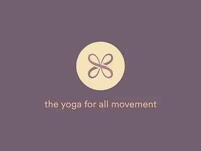 the yoga for all movement brand identity inclusive infinity logo nonprofit santa cruz spiritual symbol yoga