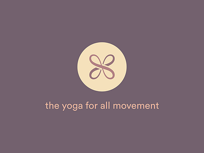 the yoga for all movement brand identity inclusive infinity logo nonprofit santa cruz spiritual symbol yoga