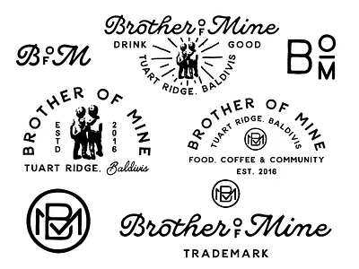 Brother of Mine concepts logo monogram