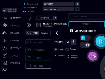 Kit interface layout pack